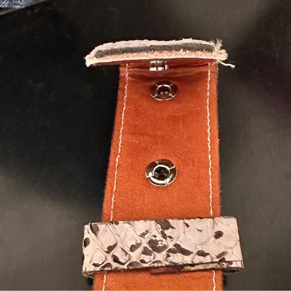 CALZADO ARAUZ Genuine Natural Python Snakeskin Leather Belt (49”) - Picture 9 of 9